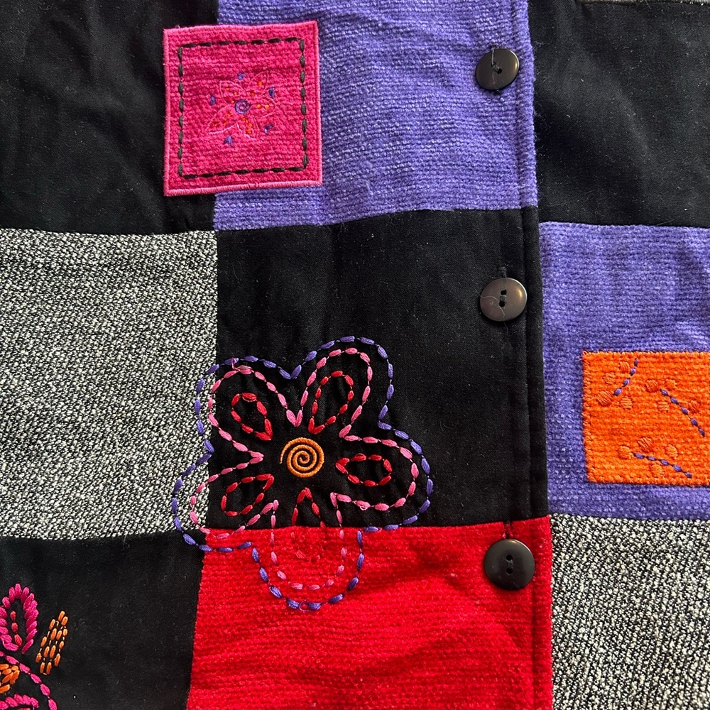 90s Koret Multicolor Patchwork Men's Jacket - image 5